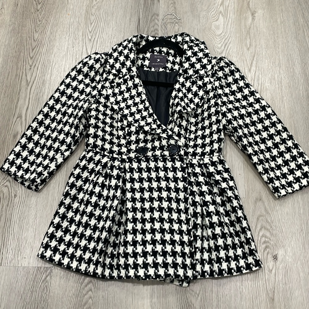 Forever 21 houndstooth coat